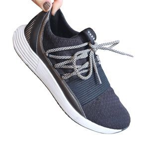 Under Armour Training Shoes Womens 9.5 Charged Breathe Lace Up Athletic Running